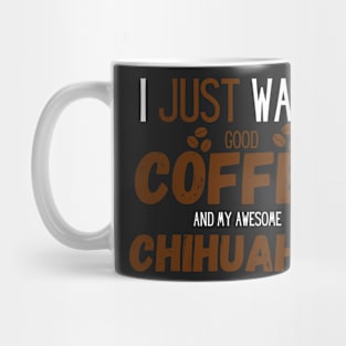 Chihuahua coffee dog cafe Mug